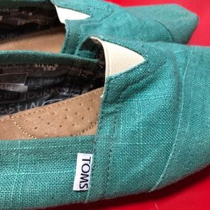 Teal Heritage Canvas Women's classic TOMS